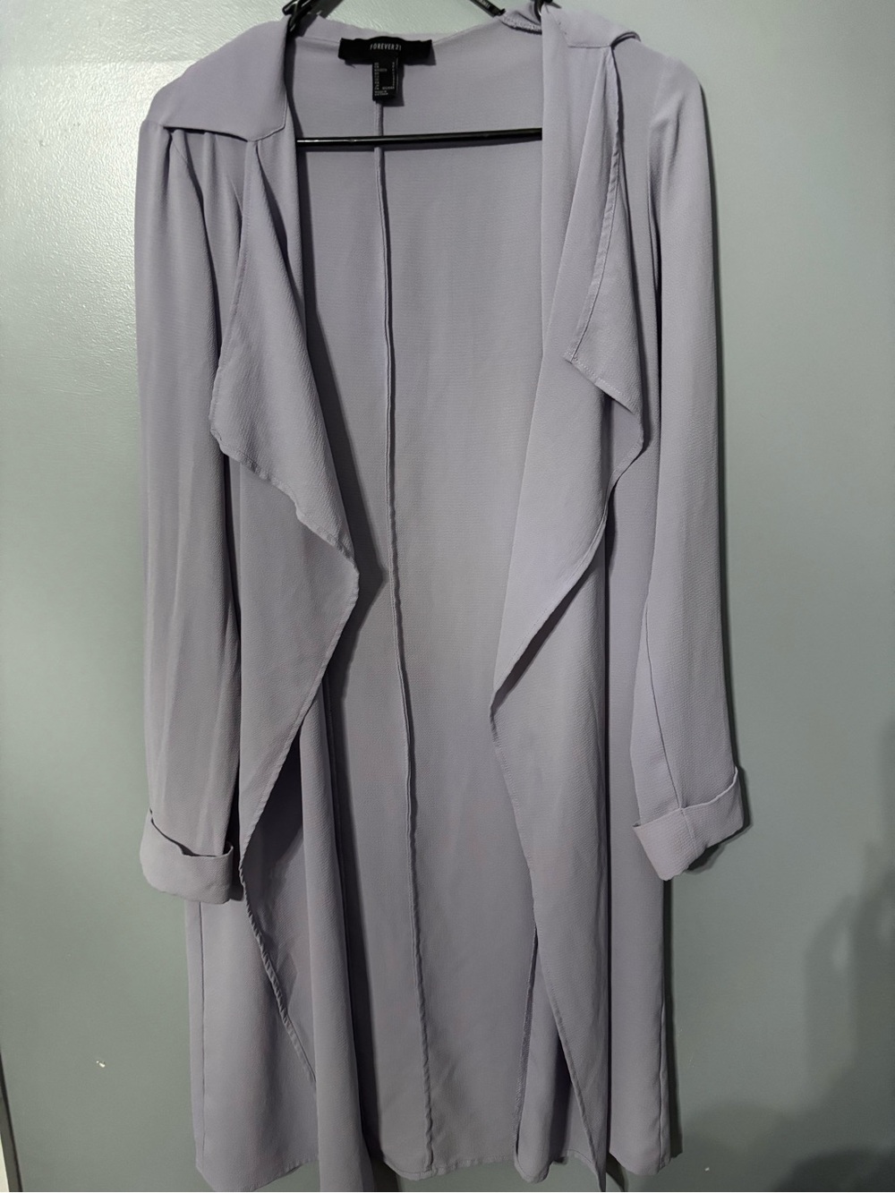 Lavender Lightweight Drape Cardigan